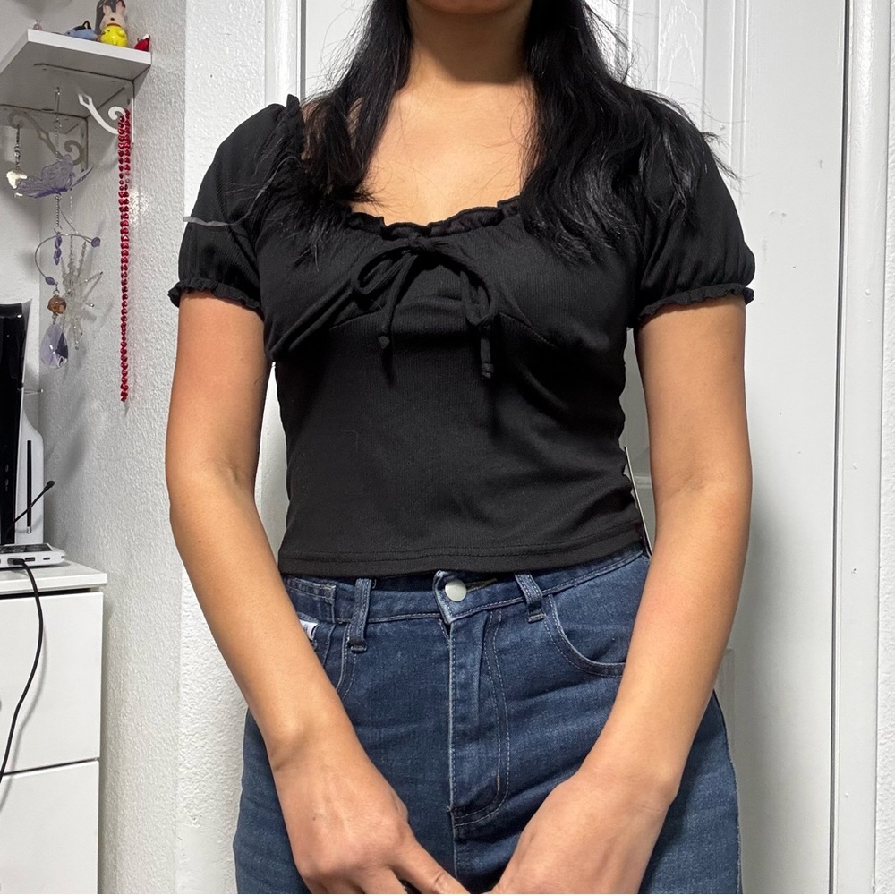 Fitted Black Crop Top Bundle - Picture 7 of 8